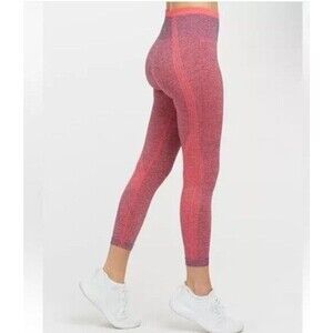 SPANX SpaceDye Seamless Sculpt Leggings Coral Pink Women S NWT
